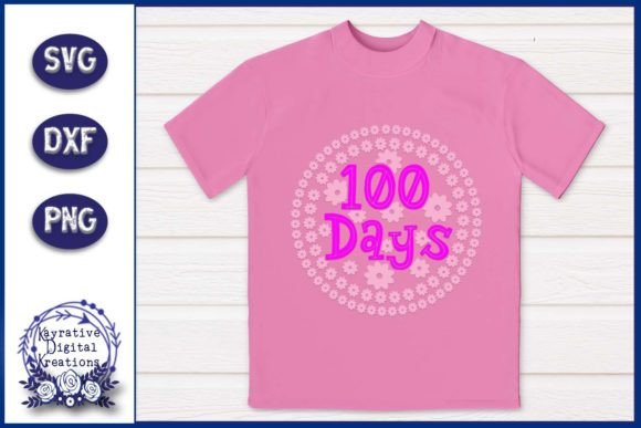 Download 100 Days of School Flower Shirt SVG - Flower shirt svg Collection